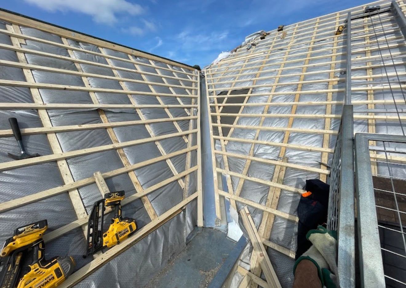 Voorbereiding en start van de dakwerkzaamheden